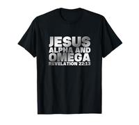 Jesús Alfa Y Omega Revelación 22:13 Camiseta
