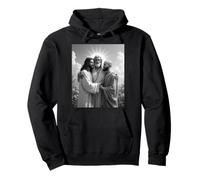 Jesus, Allah, and Buddha: A Symbol of Peace and Unity Sudadera con Capucha