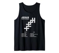 Jesus, Always The Answer - Christian Faith Crossword Puzzle Camiseta sin Mangas