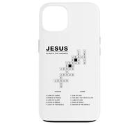 Jesus, Always The Answer - Christian Faith Crossword Puzzle Carcasa para iPhone 13