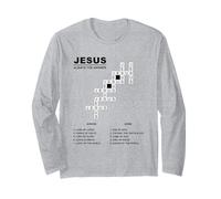 Jesus, Always The Answer - Christian Faith Crossword Puzzle Manga Larga