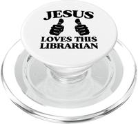 Jesús ama a Este Grupo de adoración de la Iglesia Cristiana bibliotecaria PopSockets PopGrip para MagSafe