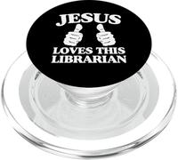 Jesús ama a Este Grupo de adoración de la Iglesia Cristiana bibliotecaria PopSockets PopGrip para MagSafe
