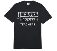 Jesús ama a los Maestros líderes Cristianos inspiradores Comfort Colors Adult Heavyweight T-Shirt