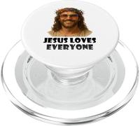 "Jesús ama a todos", LGBTQ, gay-orgullo PopSockets PopGrip para MagSafe