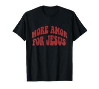 Jesús Amor Fe Mensaje Retro Cristiano Creyente Camiseta