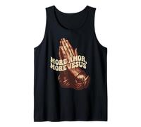 Jesús Amor Fe Orando Manos Religiosas Cristiano Camiseta sin Mangas