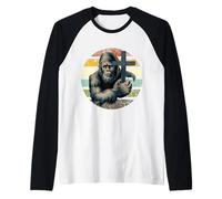 Jesus and Bigfoot - Faith and Friendship tee Camiseta Manga Raglan