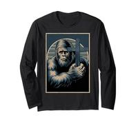 Jesus and Bigfoot - Faith and Friendship tee Manga Larga