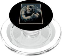 Jesus and Bigfoot - Faith and Friendship tee PopSockets PopGrip para MagSafe