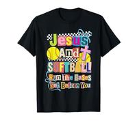 Jesus and Softball Run The Bases Set Before You Camiseta