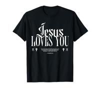Jesús Angustiado te ama, perdona, Cristiano Camiseta