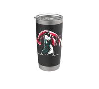 Jesús atrapado langosta - Divertido amante de la langosta cristiana Vaso térmico de acero inoxidable de doble pared