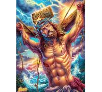 Jésus Avec UNE couronne d'épines Dans le Jardin Puzzle 500 Piezas Papel Adolescentes Mitos Animal Planta Actividad Familiar Educativa Mejora Coordinación Ojo-Mano Fiestas Navideñas 5