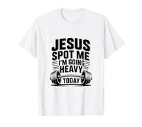 Jesús Ayúdame Hoy Voy Pesado Gimnasio Atleta Camiseta