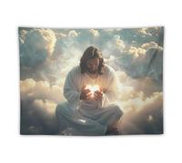 Jesús Bendijo A Mi Familia Tapiz Tapiz Pared Tapices Arte Pared Para Mujeres Sala De Estar Casa 130x150cm