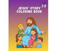 Jesus Bible Story Coloring Book - 14 Pics Mini Books for Kids Ages 3-8 | Christian DIY Crafts with Bible Scenes of Jesus | Faith-Based Coloring for ... A Bible Story Coloring Series for Children)