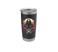 Jesus Biker - Divertido Cristiano Religioso Motocicleta Gang Vaso térmico de acero inoxidable de doble pared