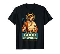 Jesús Buen Pastor Christian Juan 10:11 Versículo de la Biblia Camiseta