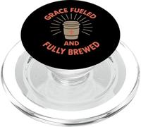 Jesús Café Caos Cristiano Mamá Oración Cafeína Gracia PopSockets PopGrip para MagSafe