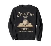 Jesús Café Caos Cristiano Mamá Oración Cafeína Gracia Sudadera