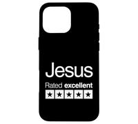 Jesús Calificado Excelente 5 Estrellas - Funny Christian Carcasa para iPhone 16 Pro Max