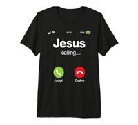 Jesus Calling - Iglesia Bíblica Religiosa Cristiana Camiseta Premium