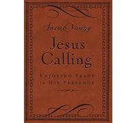 Jesus Calling, Small Brown Leathersoft, with Scripture References: Enjoying Peace in His Presence (A 365-Day Devotional) - The Perfect Christian Gift for Lent and Easter
