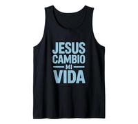 Jesús cambió mi Vida Dicho Divertido Dicho español Camiseta sin Mangas