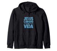 Jesús cambió mi Vida Dicho Divertido Dicho español Sudadera con Capucha