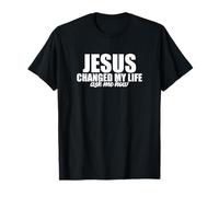 Jesús cambió mi Vida Pregúntame qué Tan Cristiano Camiseta