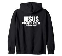 Jesús cambió mi Vida Pregúntame qué Tan Cristiano Sudadera con Capucha