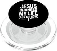Jesús cambió mi Vida Pregúntame qué Tan Inspirador PopSockets PopGrip para MagSafe