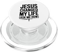 Jesús cambió mi Vida Pregúntame qué Tan Inspirador PopSockets PopGrip para MagSafe