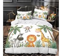 Jesús caminando Funda de Edredón 3 Piezas Microfibra de poliéster Impresión 3D Cremallera Oculta con Fundas de Almohada Antialérgica divino espiritual Funda Edredon for jóvenes Double（200x200cm）