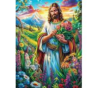 Jesús Caminando Rompecabezas 300 Piezas Cartón para Toda La Familia Animales y Plantas fantásticos Ocio Tranquilo En Casa Alivio Ansiedad Decoración Artística Detalle Regalo 300 PCS