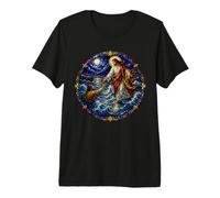Jesús Caminando sobre Agua Salvando Pedro Sagrado Mosaico Fe Camiseta Premium