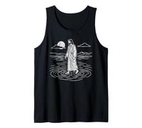 Jesús Caminando sobre el Agua Cristo Cristianismo Iglesia Cristiana Camiseta sin Mangas