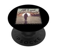 Jesús Camiseta Hombres Mujeres Cristianismo Cristiano Playa PopSockets PopGrip Adhesivo