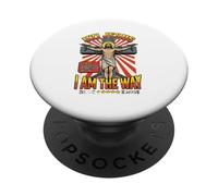 Jesús Camiseta Hombres Mujeres Cristianismo Cristo Cruz Cruz PopSockets PopGrip Adhesivo