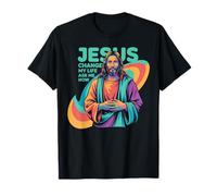 Jesus Changed My Life Ask Me How Devoted Christian Worship Camiseta