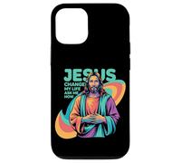 Jesus Changed My Life Ask Me How Devoted Christian Worship Carcasa para iPhone 12/12 Pro