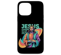 Jesus Changed My Life Ask Me How Devoted Christian Worship Carcasa para iPhone 13 Pro MAX