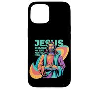 Jesus Changed My Life Ask Me How Devoted Christian Worship Carcasa para iPhone 15