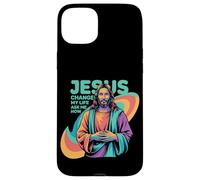 Jesus Changed My Life Ask Me How Devoted Christian Worship Carcasa para iPhone 15 Plus