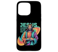 Jesus Changed My Life Ask Me How Devoted Christian Worship Carcasa para iPhone 15 Pro MAX