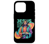 Jesus Changed My Life Ask Me How Devoted Christian Worship Carcasa para iPhone 16 Pro