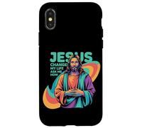Jesus Changed My Life Ask Me How Devoted Christian Worship Carcasa para iPhone X/XS