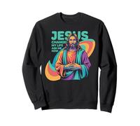 Jesus Changed My Life Ask Me How Devoted Christian Worship Sudadera