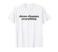 Jesus Changes Everything, Christian Faith Worship Religious Camiseta